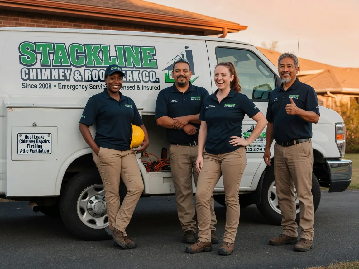 Chimney flashing repair company in Uniontown, AR